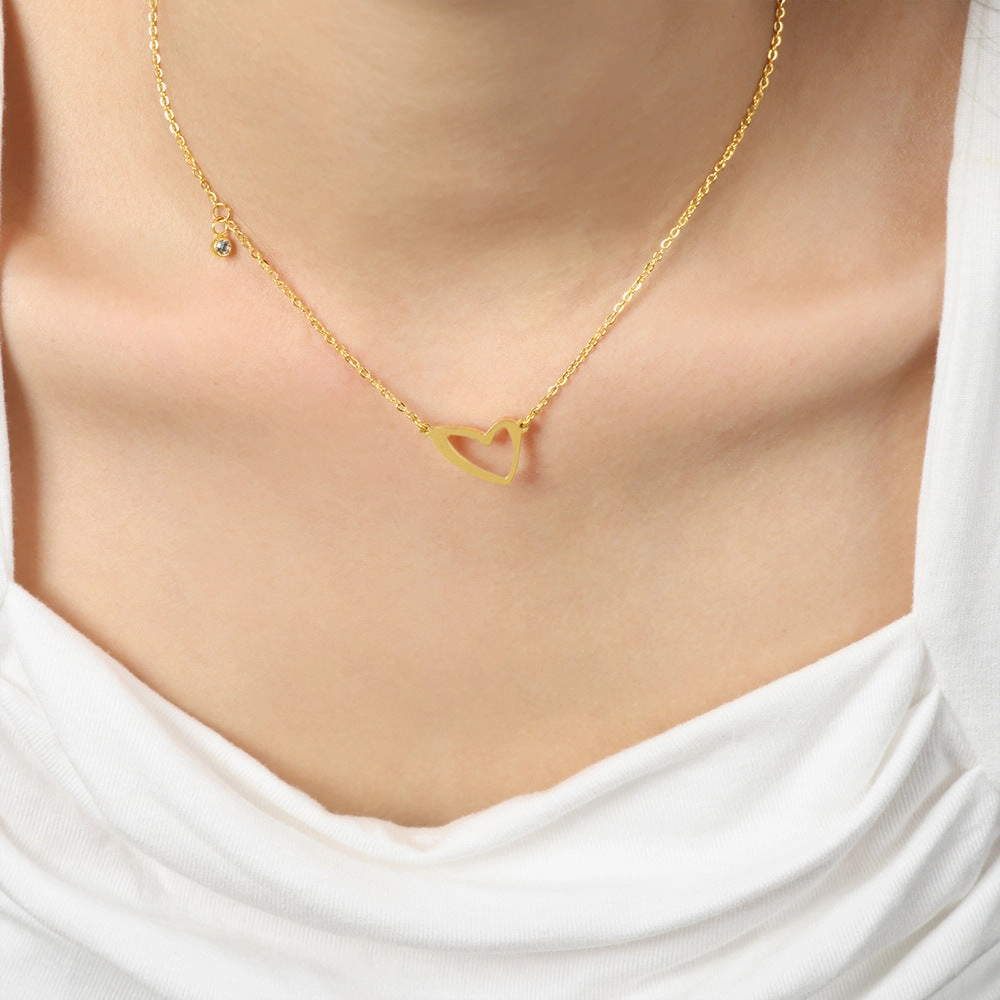 Wholesale Love Titanium Steel Necklaces