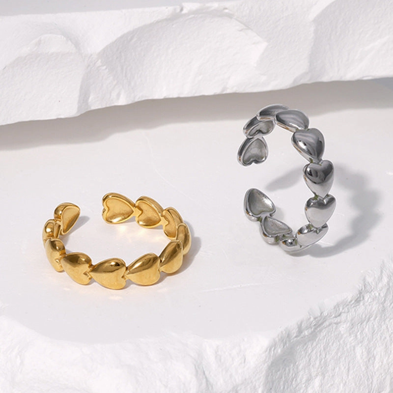 Wholesale Love Titanium Steel Open Ring
