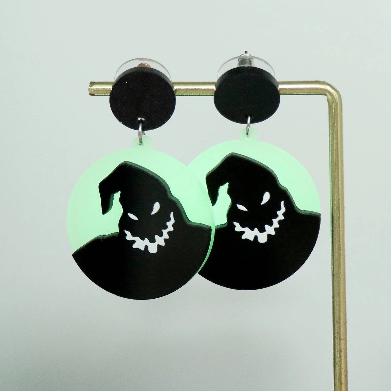 Wholesale Luminous Cartoon Rainbow Contrast Summer Small Fresh Personality Temperament Acrylic Stud Earrings