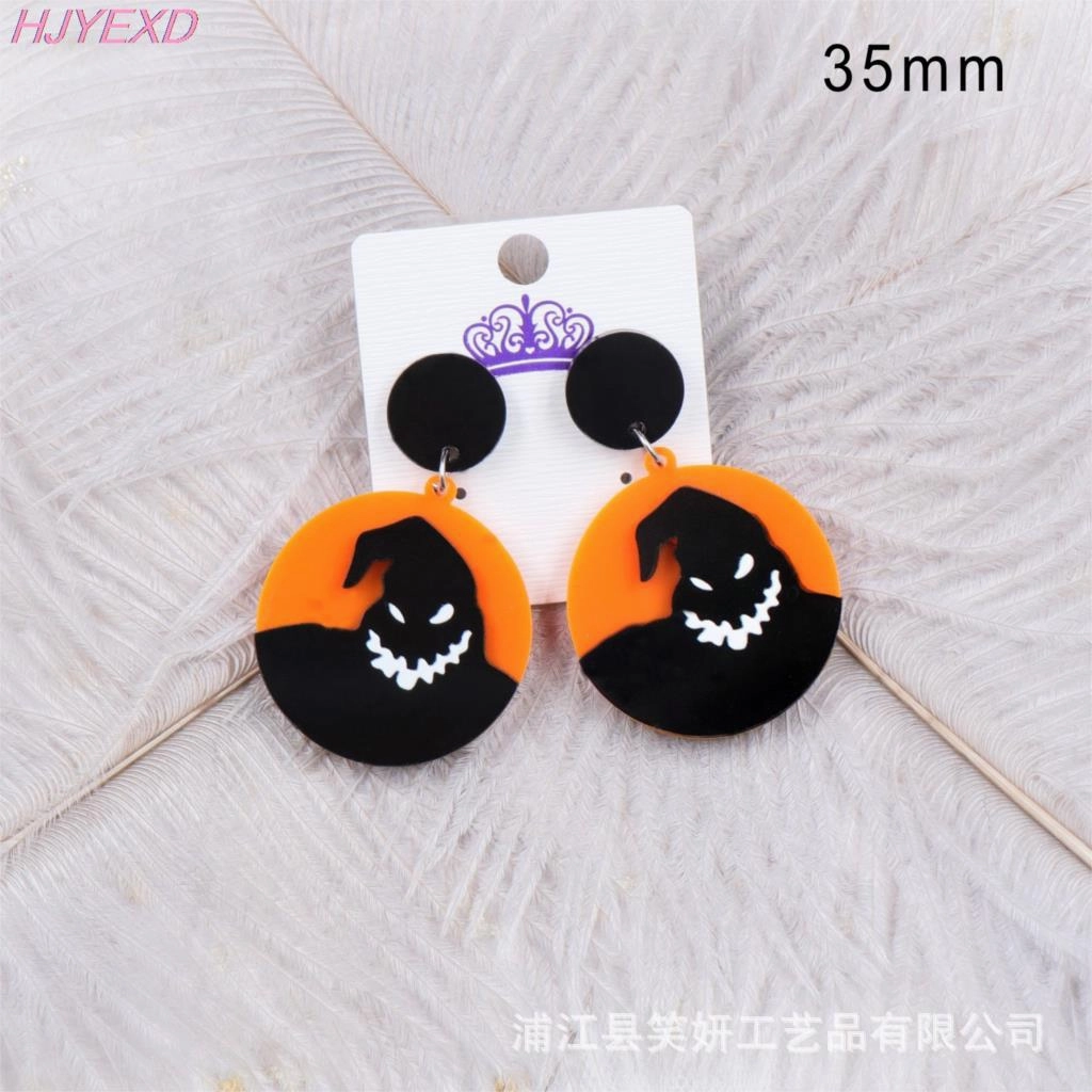 Wholesale Luminous Cartoon Rainbow Contrast Summer Small Fresh Personality Temperament Acrylic Stud Earrings