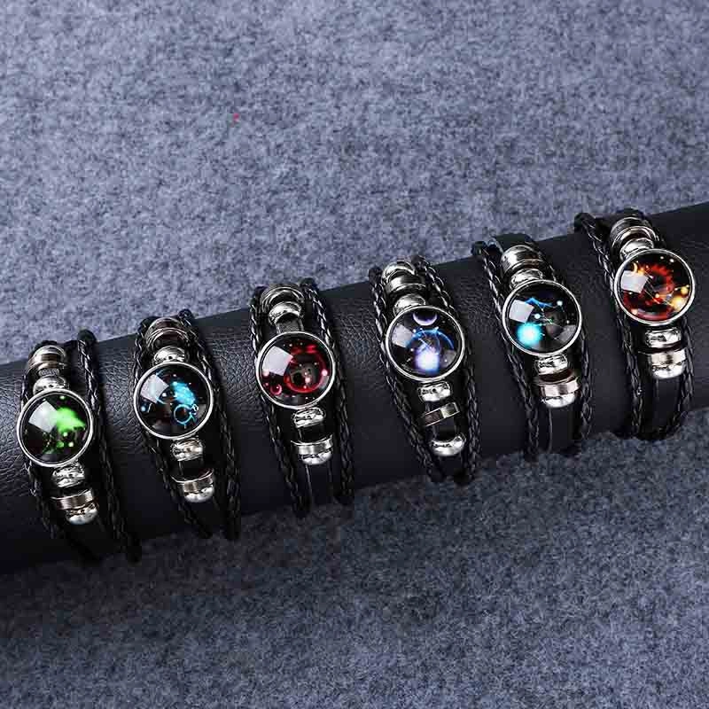 Wholesale Luminous Twelve Constellation Sen Bracelet