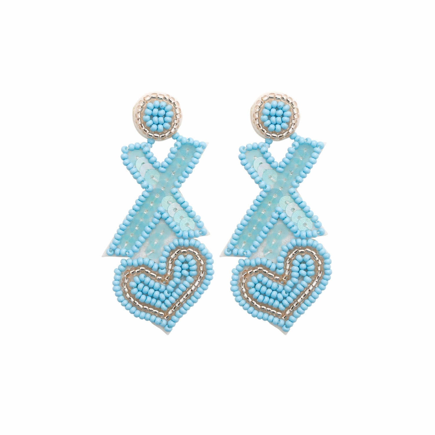 Wholesale Luxury Sense Love Bead Earrings
