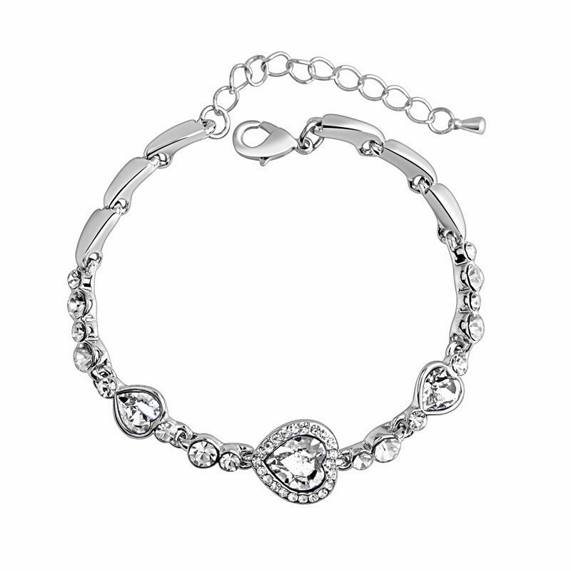 Wholesale Mahogany Crystal Alloy Bracelet