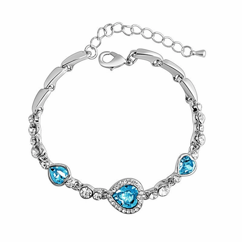 Wholesale Mahogany Crystal Alloy Bracelet
