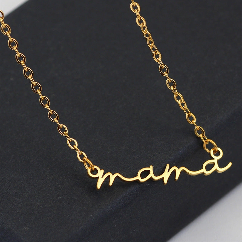 Wholesale MaMa Mother's Day Alloy Necklaces