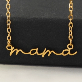 Wholesale MaMa Mother's Day Alloy Necklaces