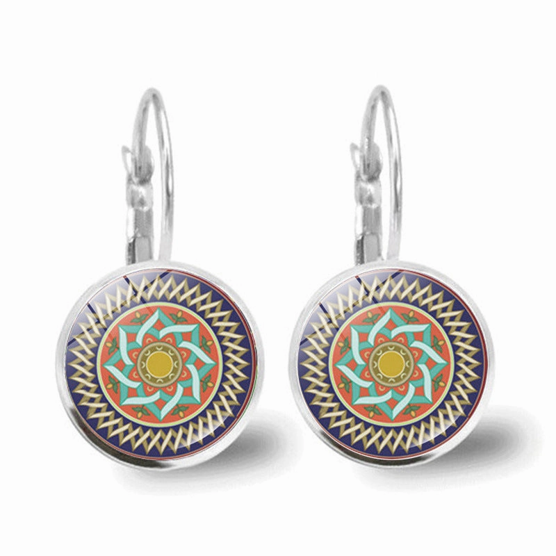 Wholesale Mandala Alloy Earrings