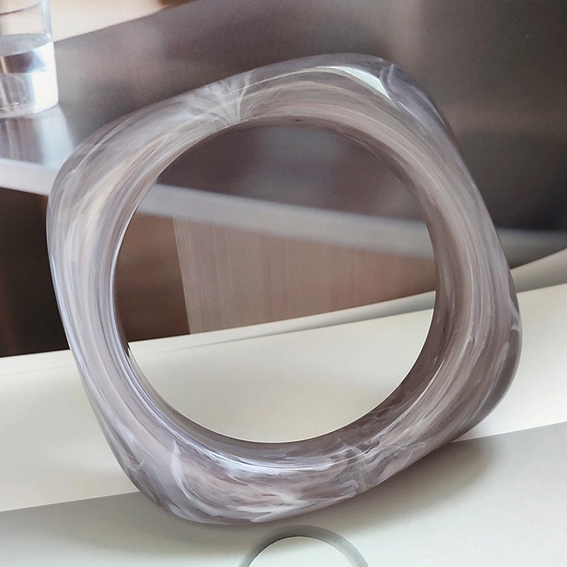Wholesale Marbled French Style Acrylic Bracelet