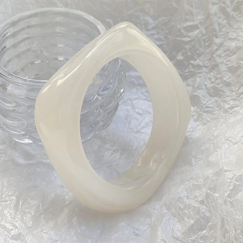 Wholesale Marbled French Style Acrylic Bracelet