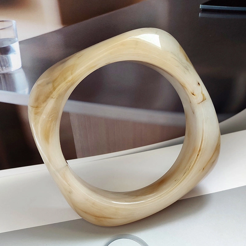 Wholesale Marbled French Style Acrylic Bracelet