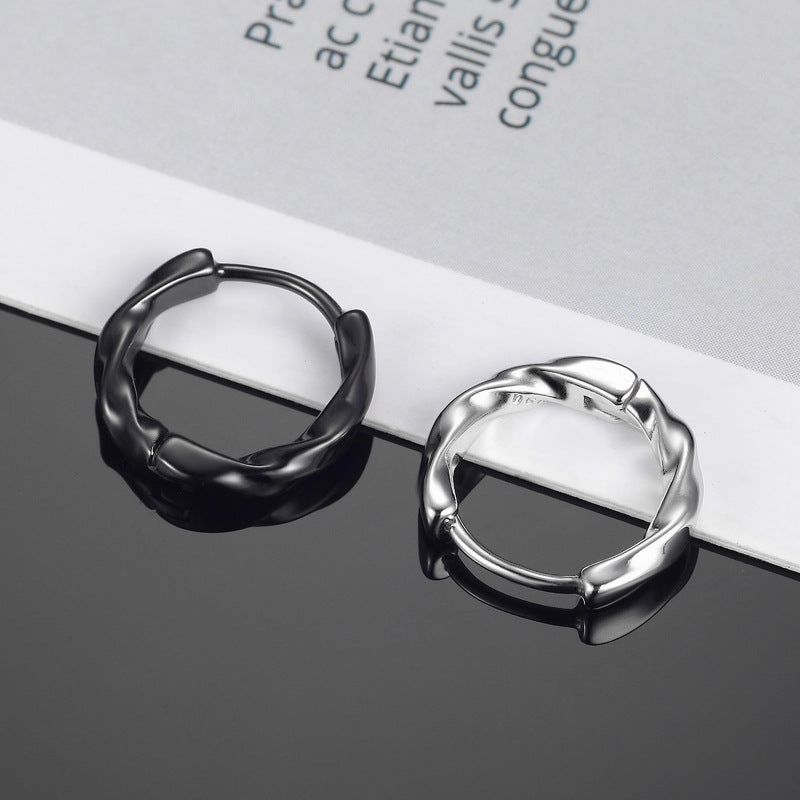 Wholesale Mbius Ring Geometry Earrings