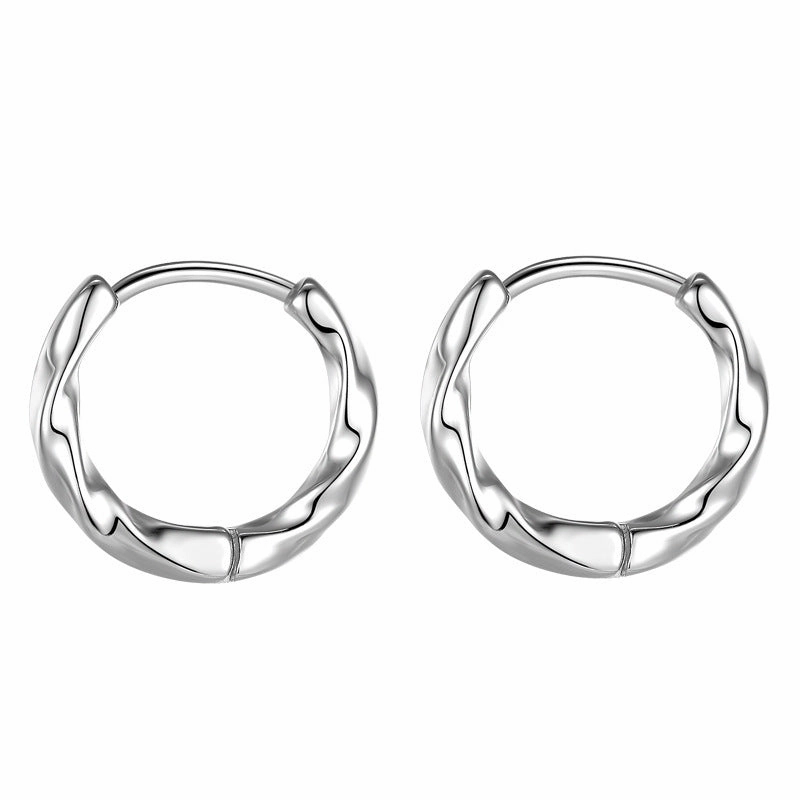Wholesale Mbius Ring Geometry Earrings