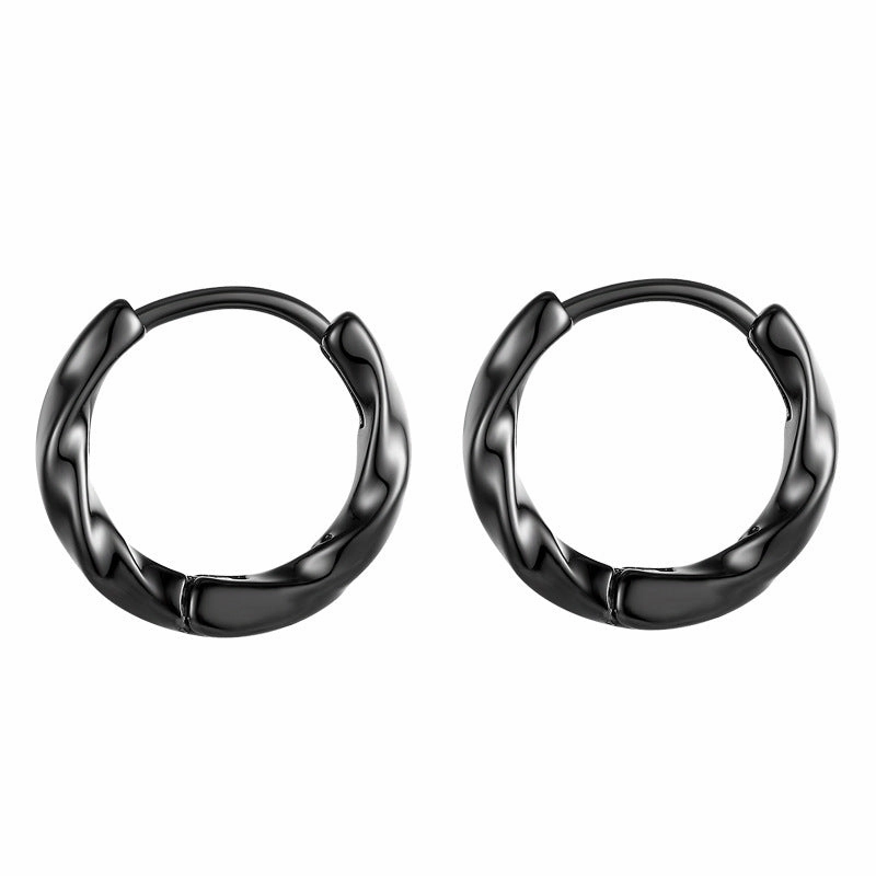 Wholesale Mbius Ring Geometry Earrings
