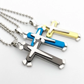 Wholesale Men's Cross Necklace
