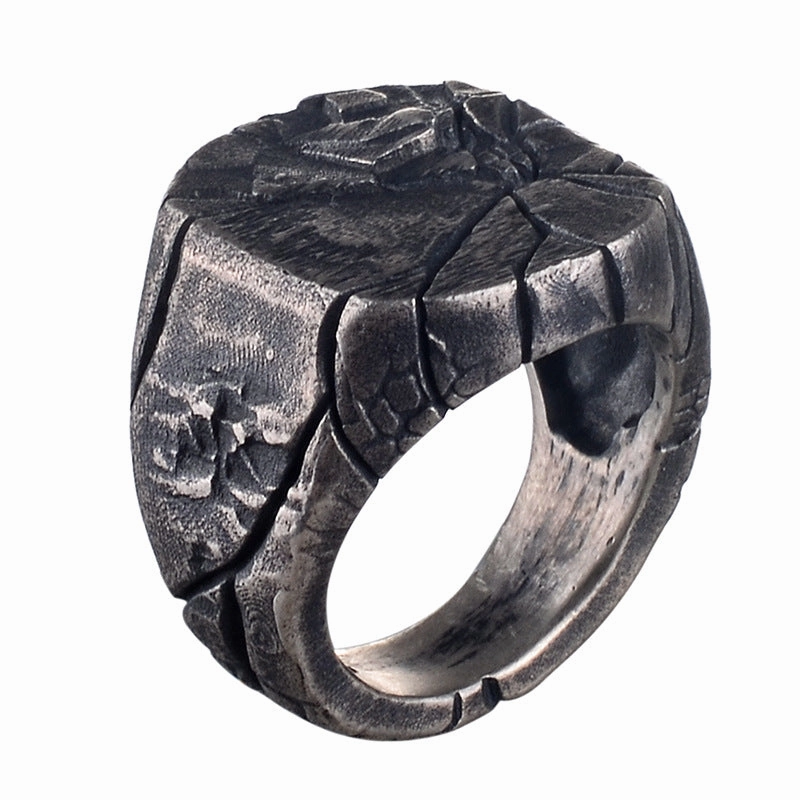 Wholesale Men's Irregular Shape Metal Ring