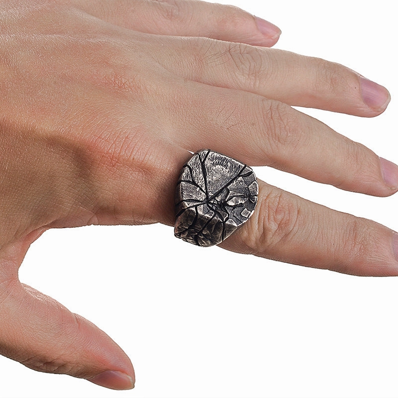 Wholesale Men's Irregular Shape Metal Ring