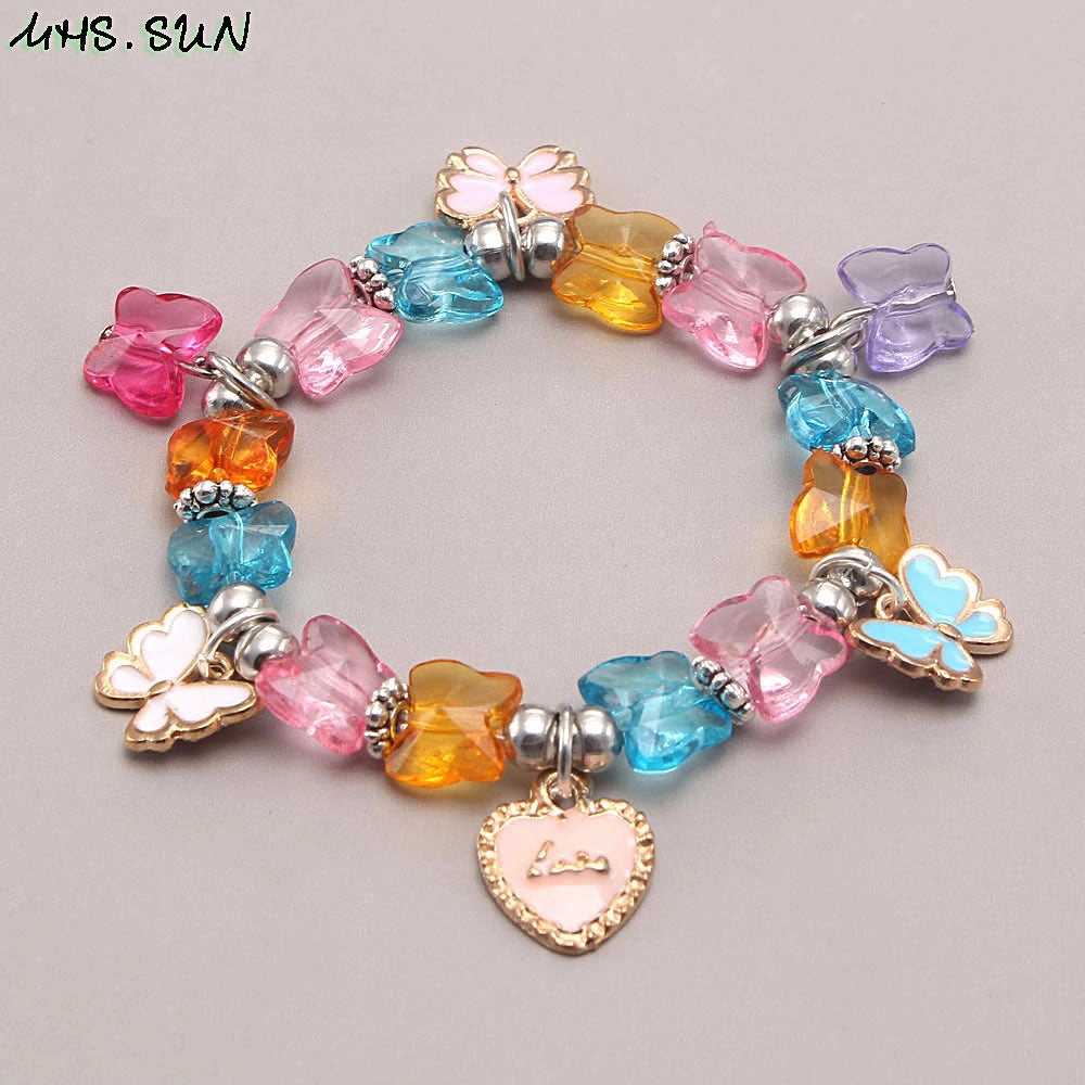 Wholesale Mermaid Butterfly Beaded Bracelet