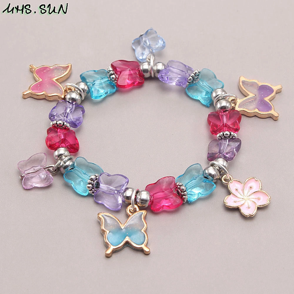 Wholesale Mermaid Butterfly Beaded Bracelet