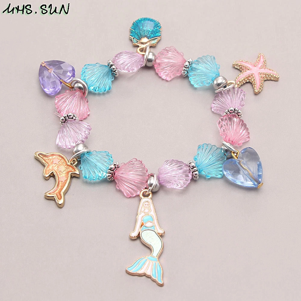 Wholesale Mermaid Butterfly Beaded Bracelet