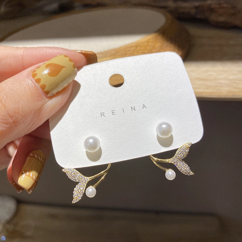 Wholesale Mermaid Premium Earrings Pearls