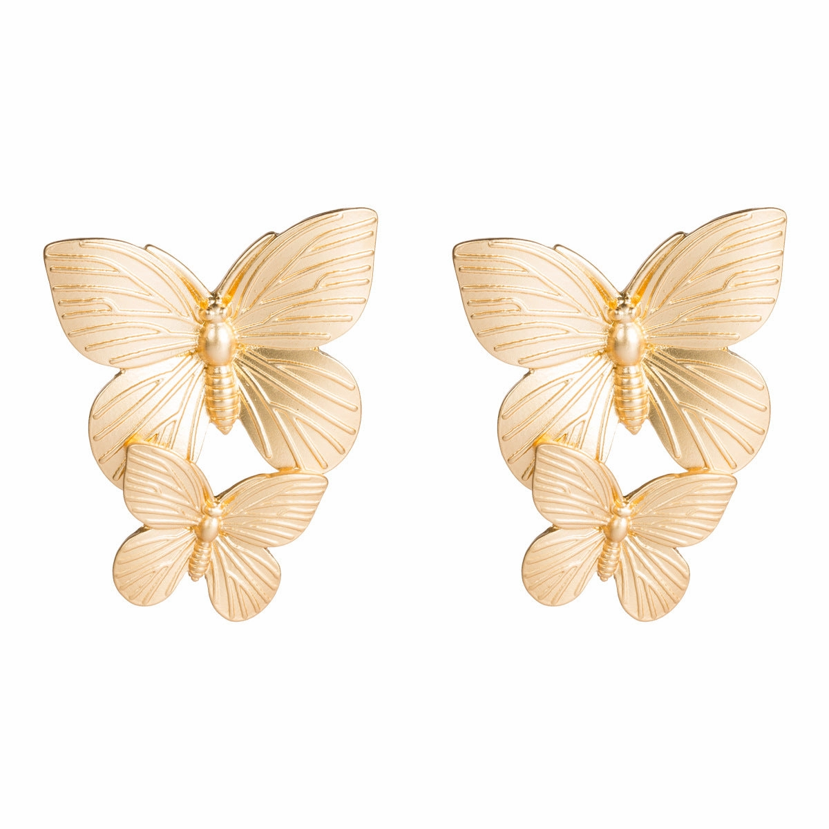 Wholesale Metal Butterfly Alloy Earrings