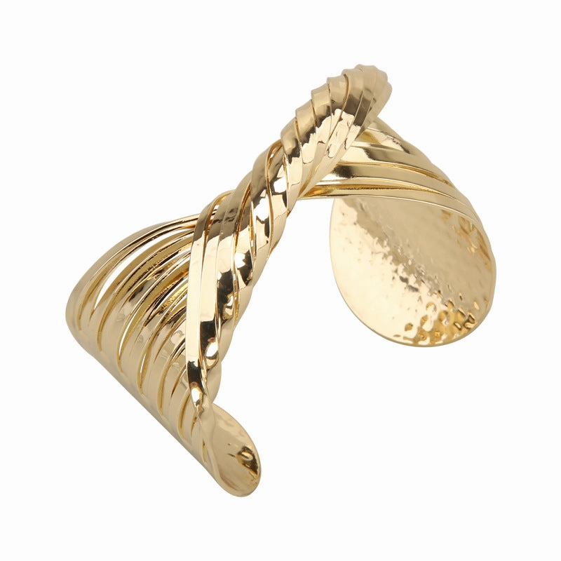 Wholesale metal cross surround opening bracelet retro bracelet