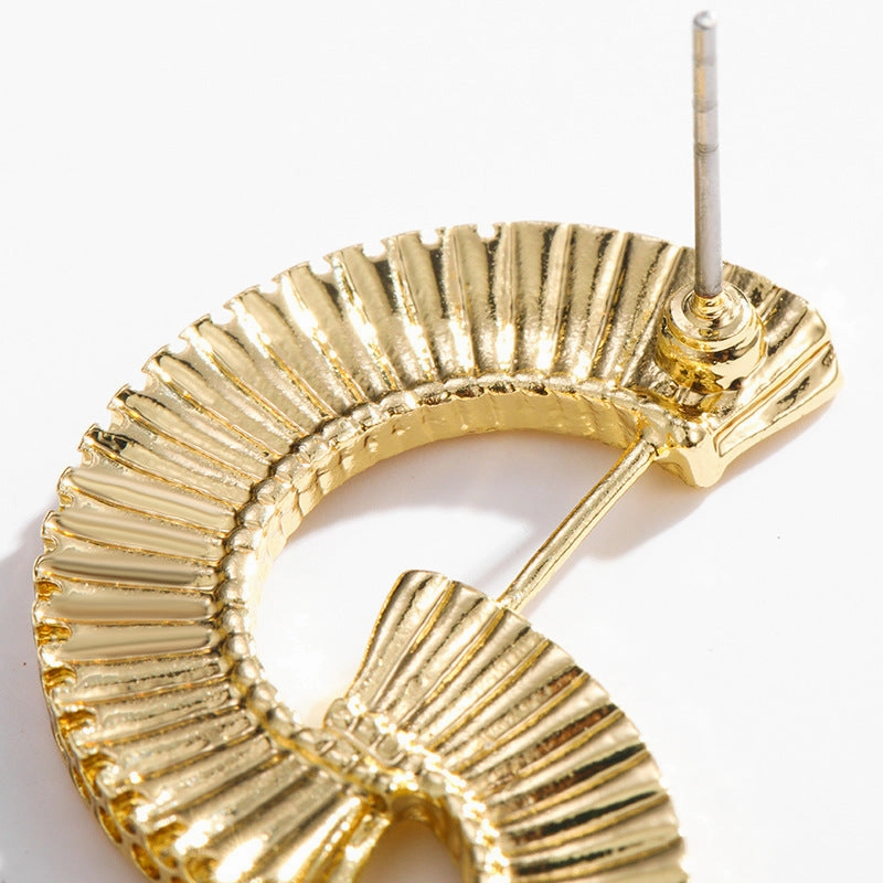 Wholesale Metal Grain Alloy Earrings