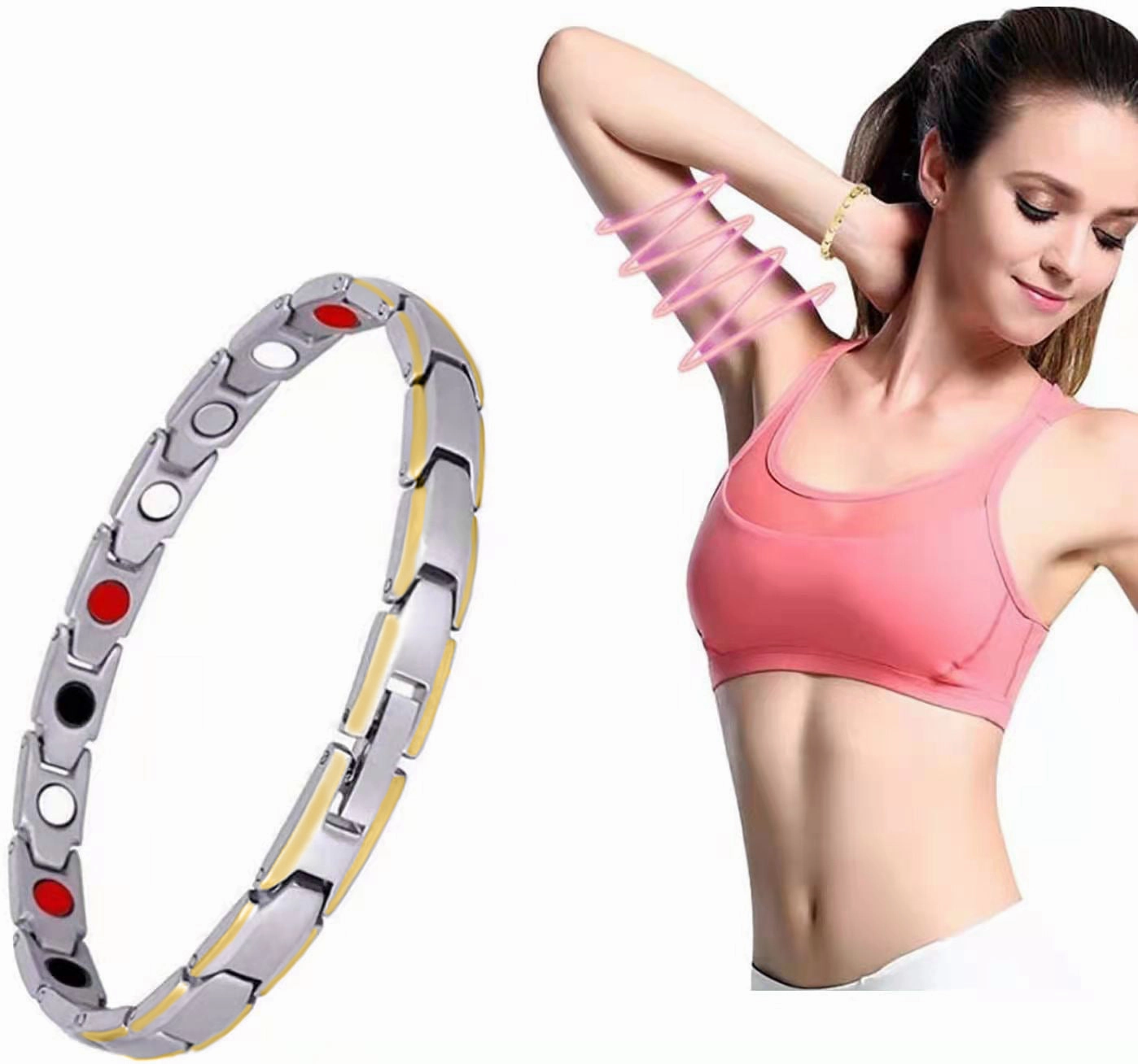 Wholesale Metal Magnet Bracelets