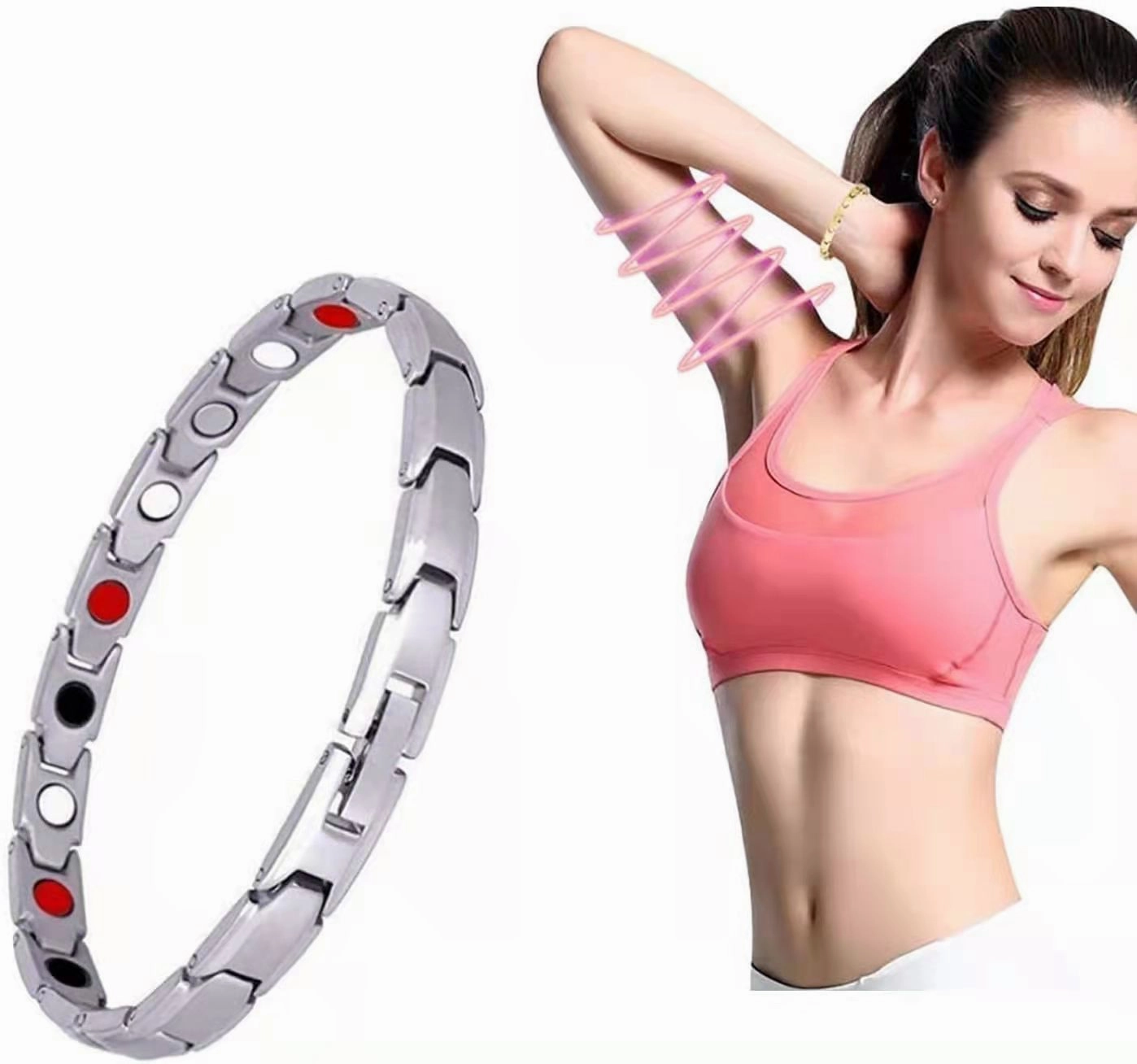 Wholesale Metal Magnet Bracelets