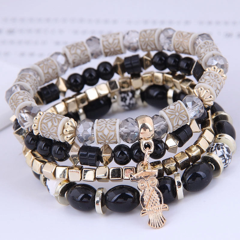Wholesale Metal Owl Alloy Bracelet