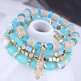 Wholesale Metal Owl Alloy Bracelet