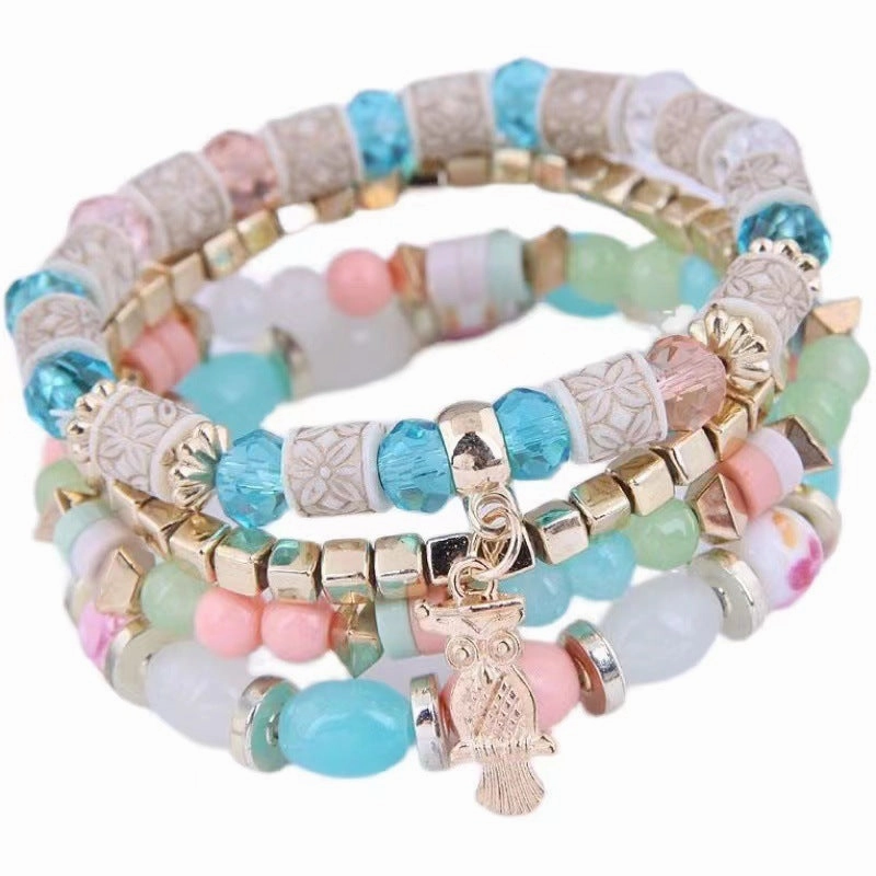 Wholesale Metal Owl Alloy Bracelet