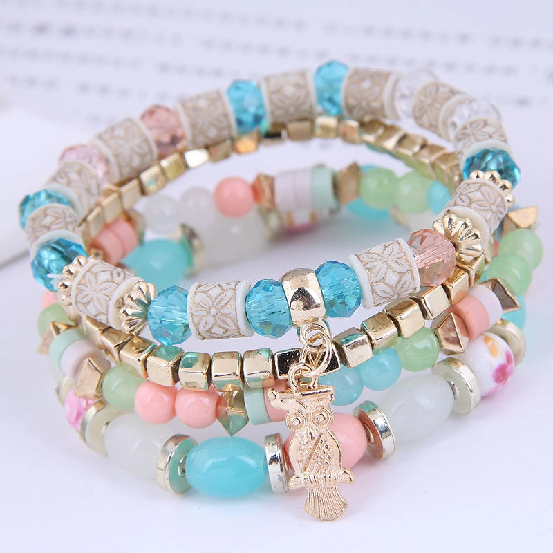 Wholesale Metal Owl Alloy Bracelet