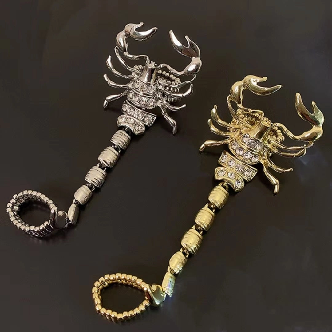Wholesale Metal Scorpion Chain Ring