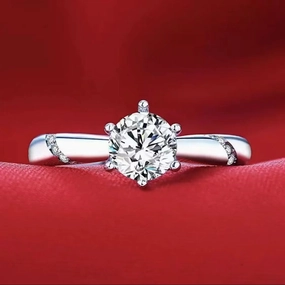 Wholesale Micro Diamond and White Copper Rings