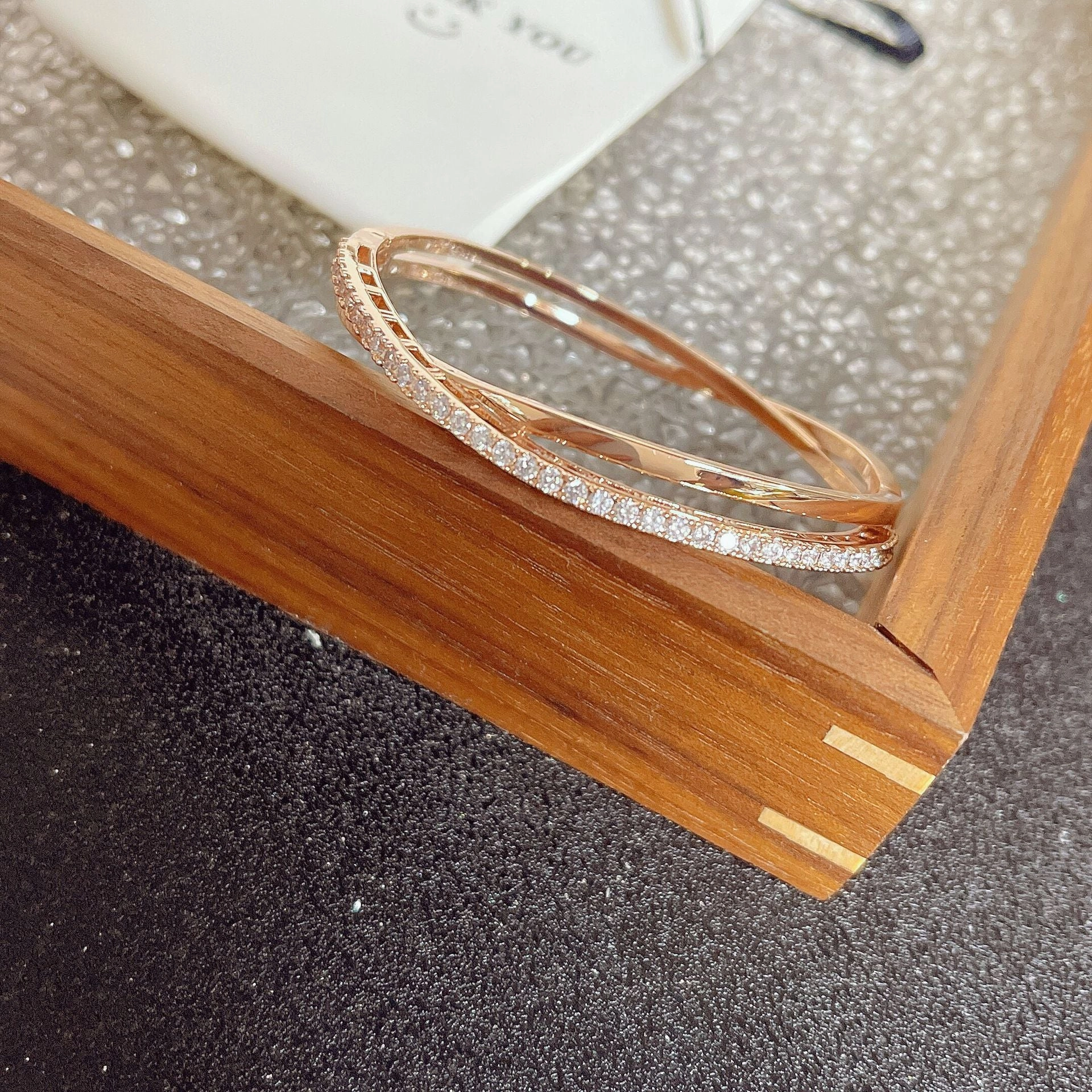 Wholesale Micro Inlaid Cross Metal Bracelet