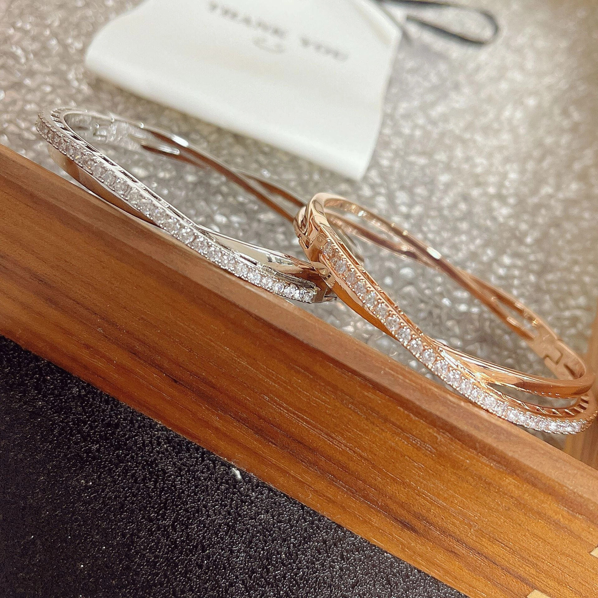 Wholesale Micro Inlaid Cross Metal Bracelet