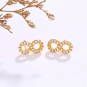 Wholesale Micro Inlaid Zirconium Alloy Earrings
