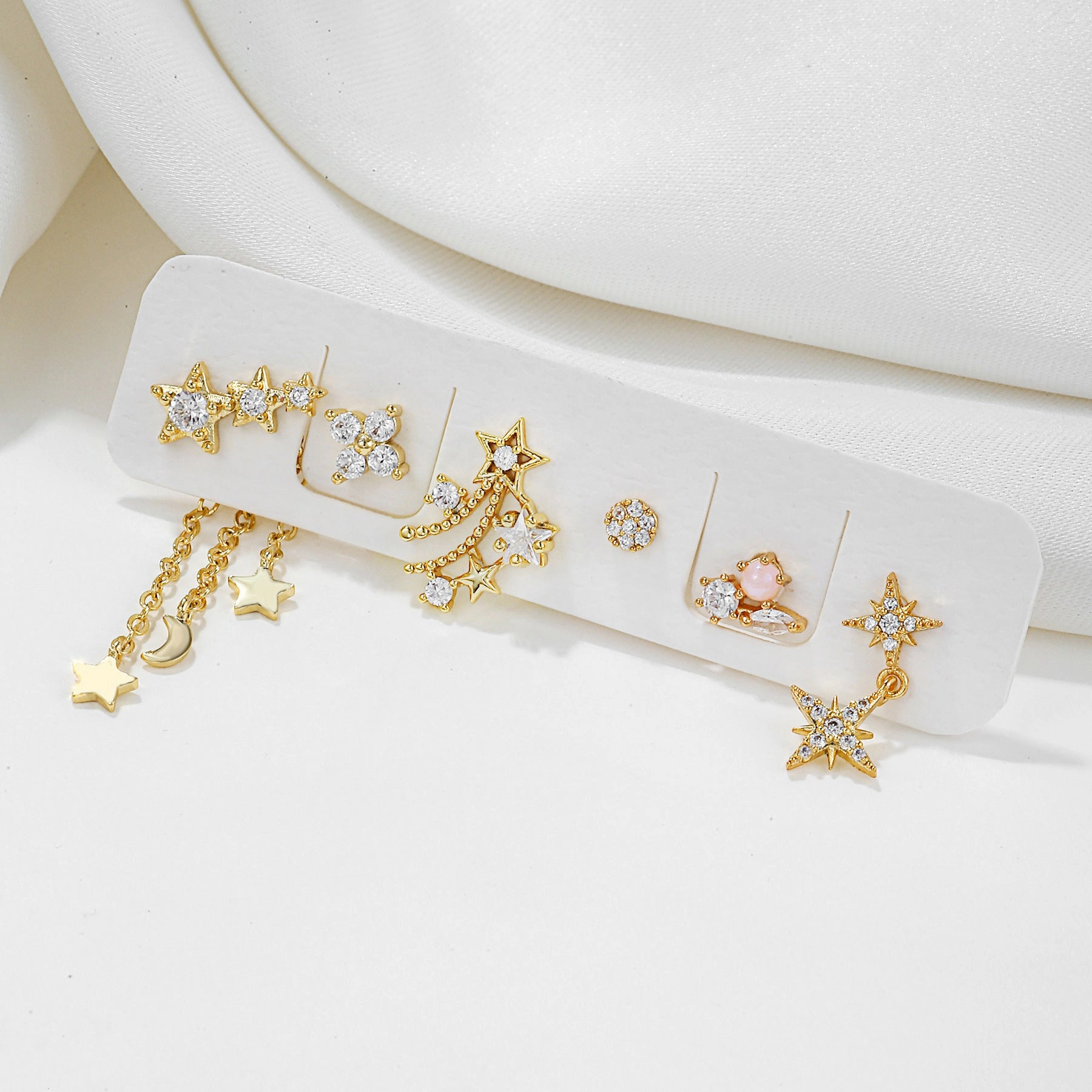 Wholesale Micro Paved Zircon 18k Earrings
