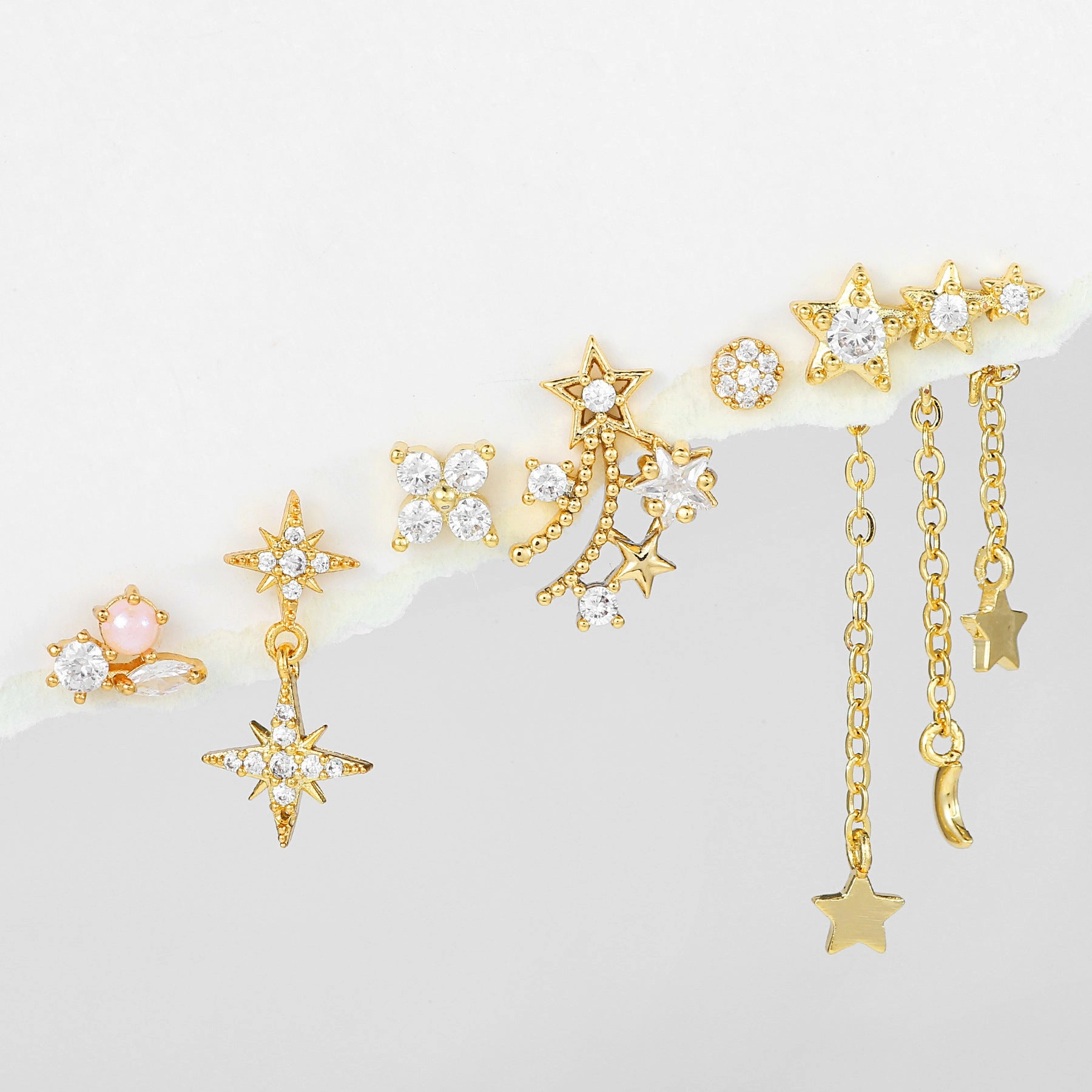Wholesale Micro Paved Zircon 18k Earrings