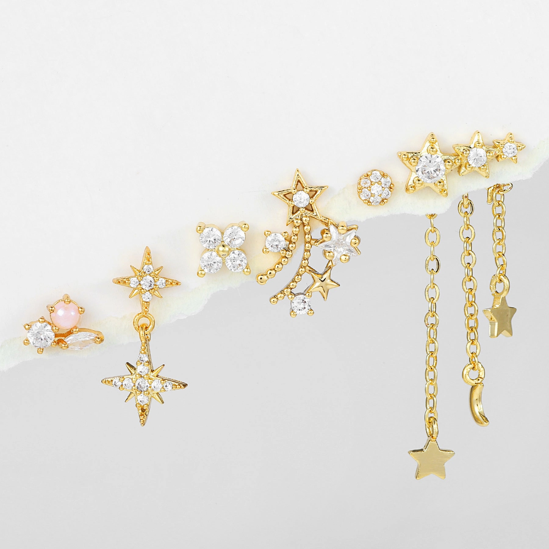 Wholesale Micro Paved Zircon 18k Earrings