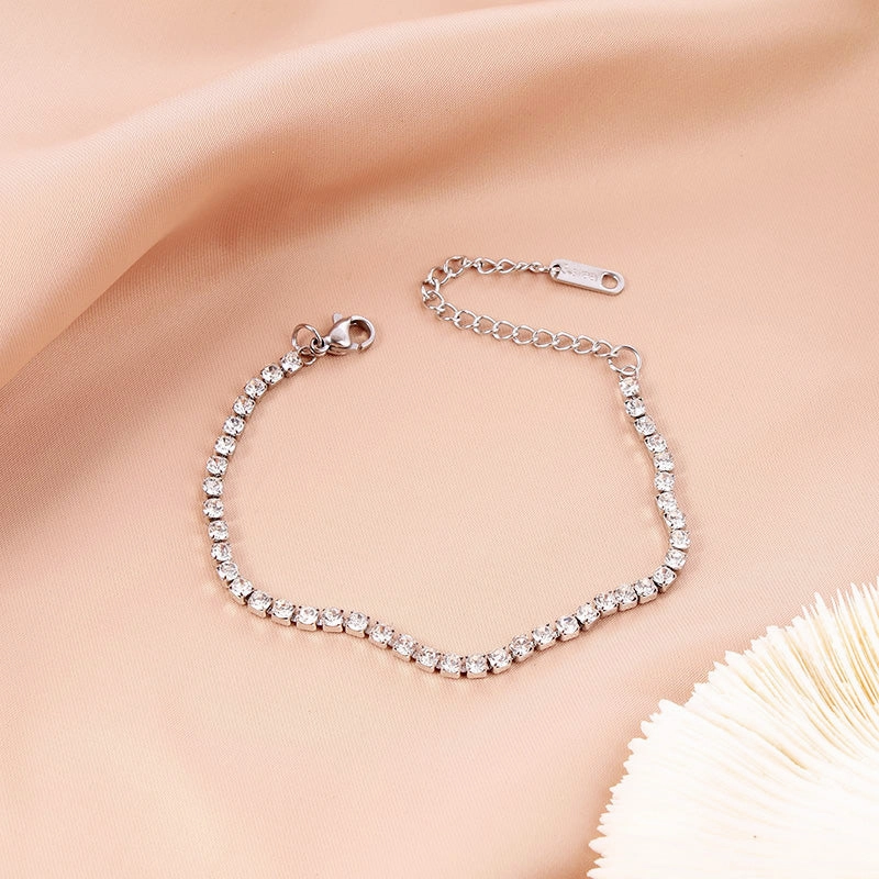 Wholesale Micro Paved Zircon Bracelets OLY-BT-LongR001
