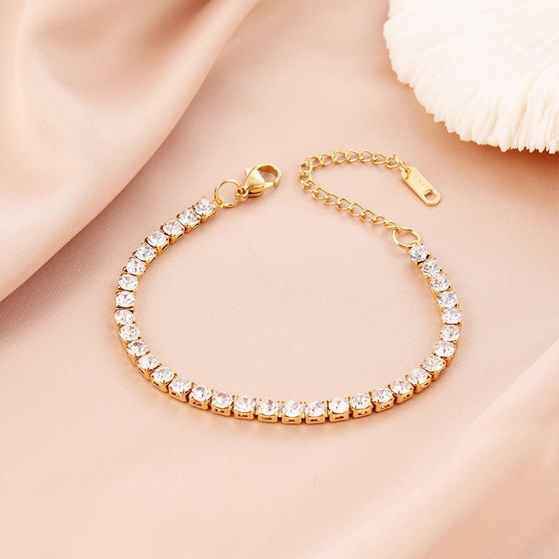 Wholesale Micro Paved Zircon Bracelets OLY-BT-LongR001