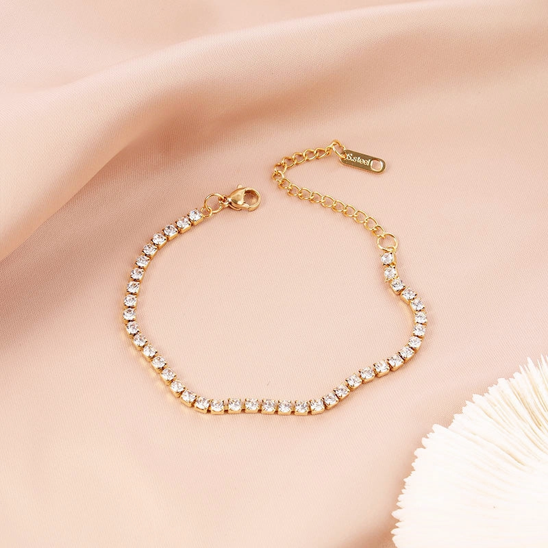 Wholesale Micro Paved Zircon Bracelets OLY-BT-LongR001