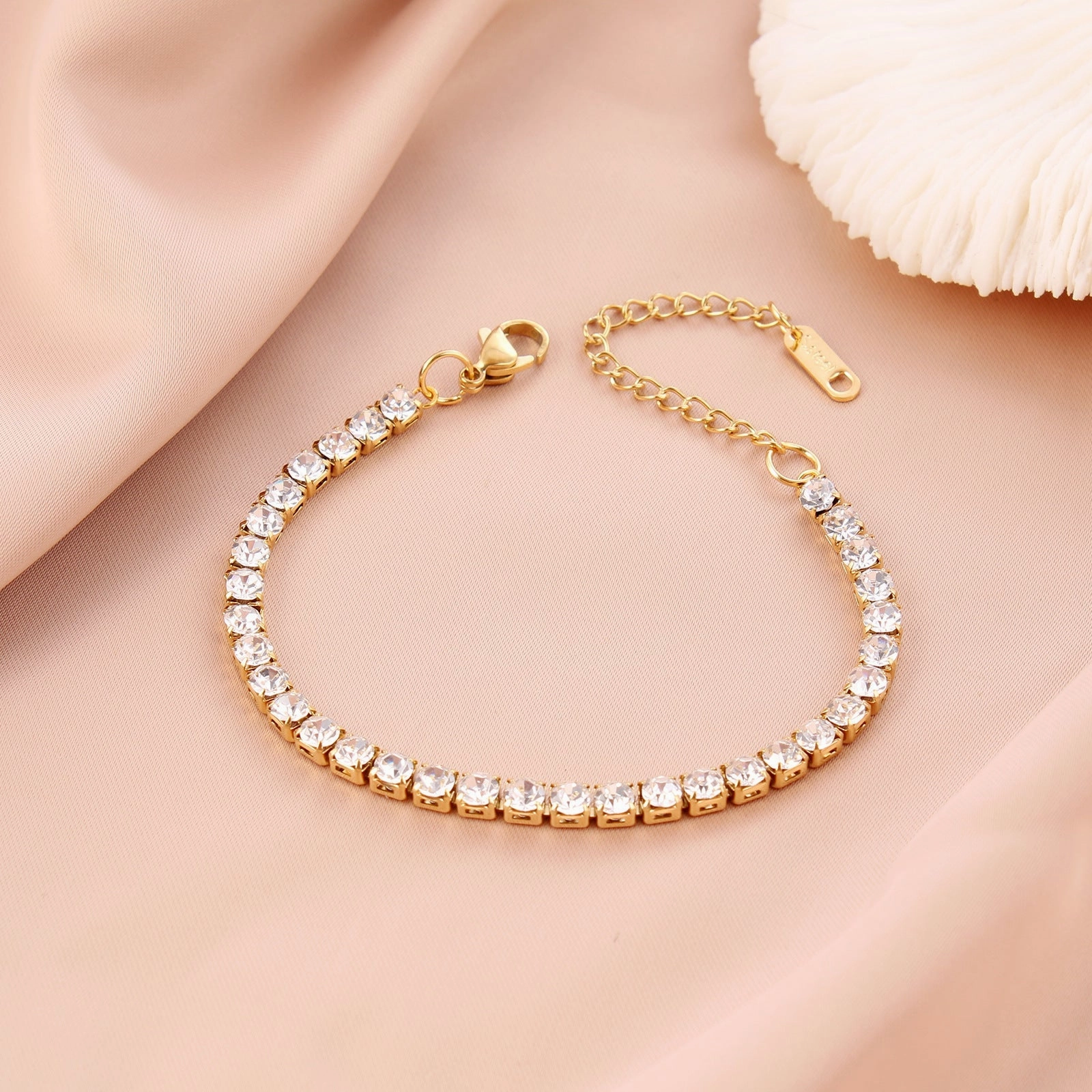 Wholesale Micro Paved Zircon Bracelets OLY-BT-LongR001