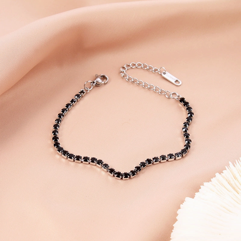 Wholesale Micro Paved Zircon Bracelets OLY-BT-LongR001