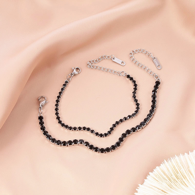 Wholesale Micro Paved Zircon Bracelets OLY-BT-LongR001