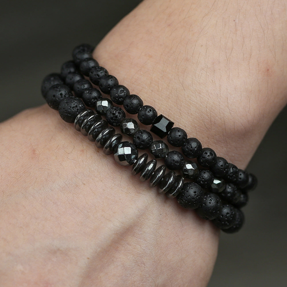 Wholesale Micro Paved Zircon Skull Bracelet Set