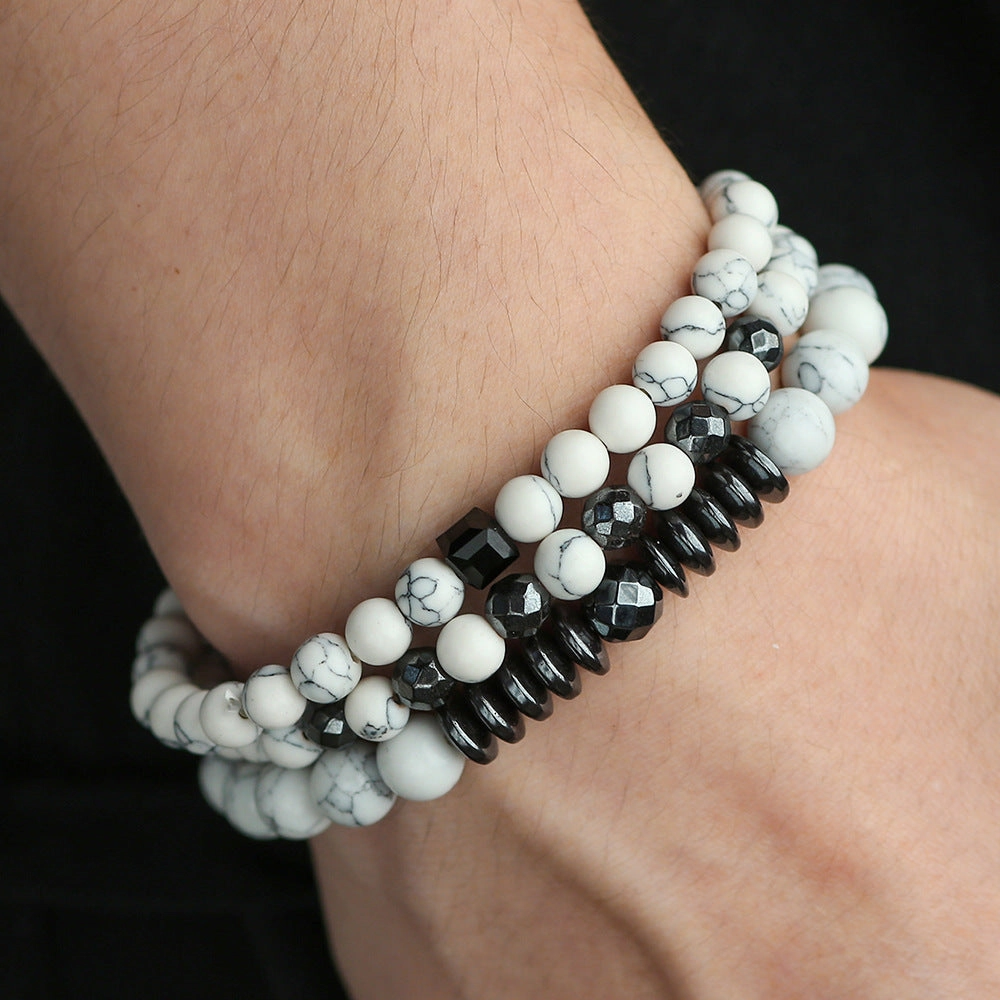 Wholesale Micro Paved Zircon Skull Bracelet Set