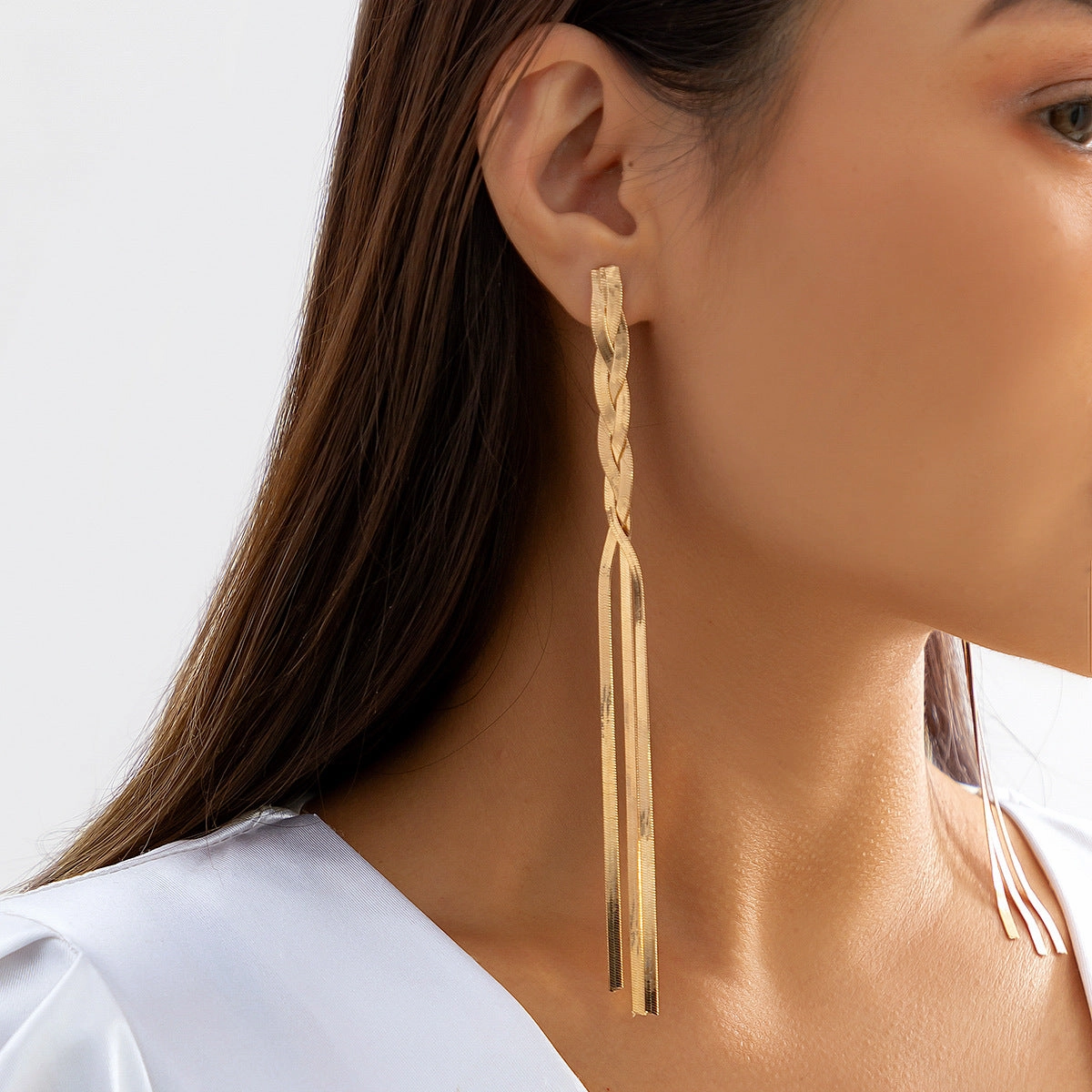 Wholesale Minimalist Chain Long Metal Necklaces